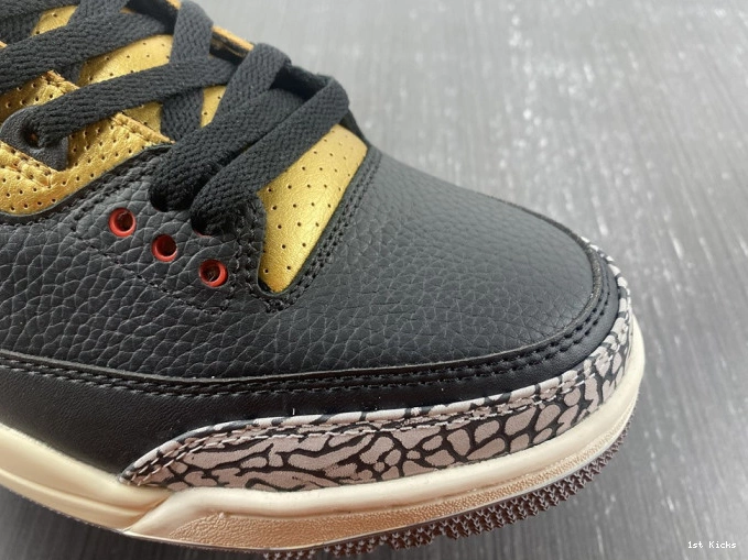 Gold 3 Black Jordan Air CK9246-067 WMNS 0731